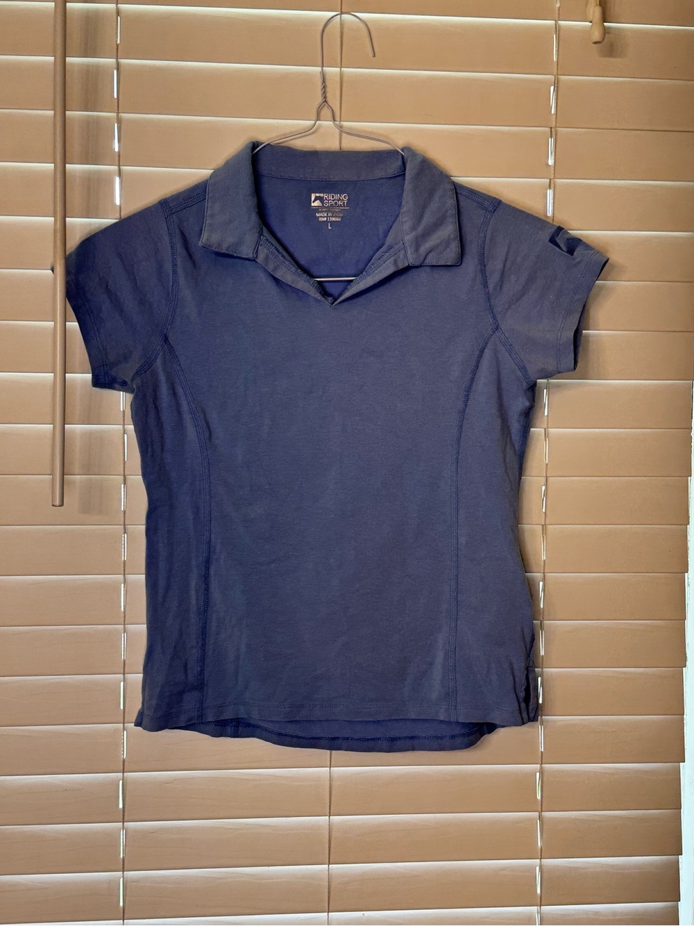Riding Sport Kids' Short-Sleeve Polo in Navy